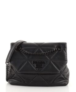 Spectrum Flap Bag Quilted Nappa Leather Small