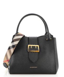 Buckle Tote Leather Medium