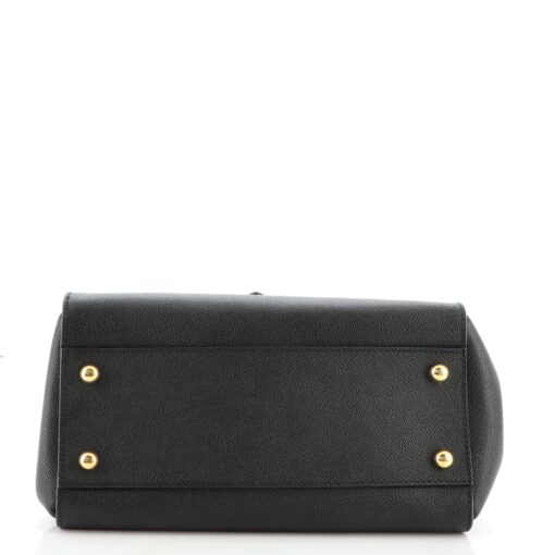 Buckle Tote Leather Medium - Image 4
