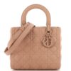 Ultra Matte Lady Dior Bag Cannage Quilt Calfskin Medium