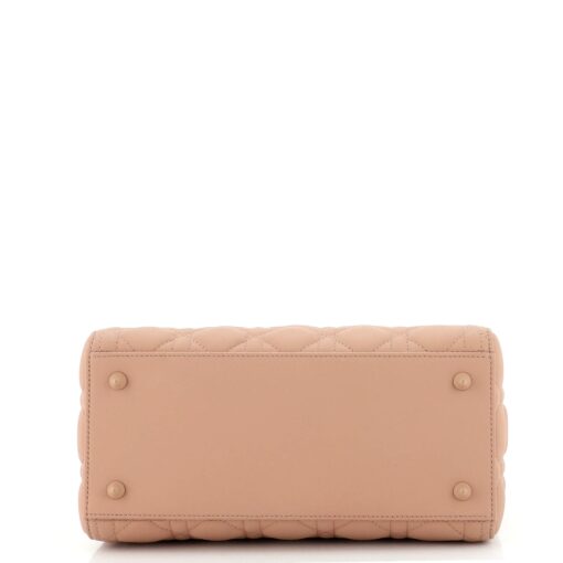 Ultra Matte Lady Dior Bag Cannage Quilt Calfskin Medium - Image 5