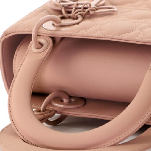 Ultra Matte Lady Dior Bag Cannage Quilt Calfskin Medium - Image 8