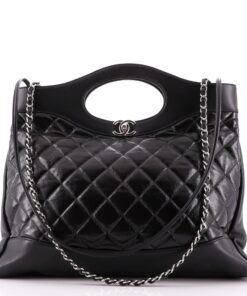 31 Shopping Bag Quilted Lambskin Large
