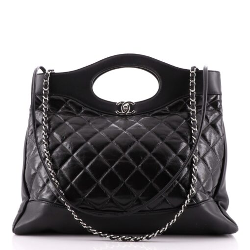 31 Shopping Bag Quilted Lambskin Large