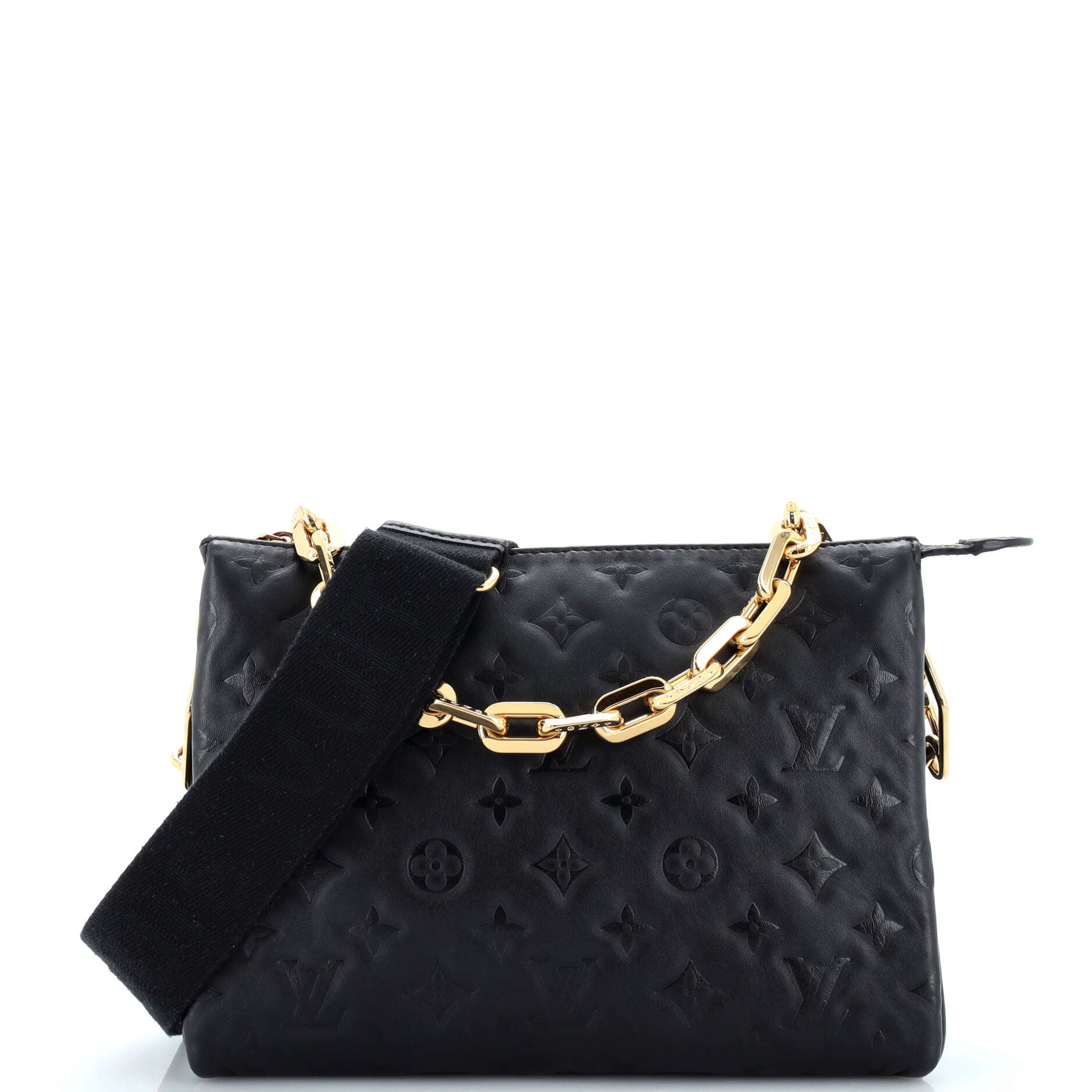 Coussin Bag Monogram Embossed Lambskin PM