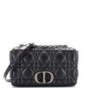 Caro Bag Macrocannage Quilt Calfskin Medium