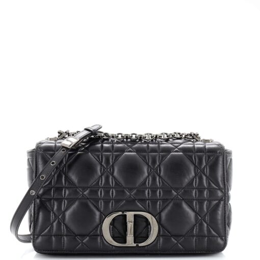 Caro Bag Macrocannage Quilt Calfskin Medium