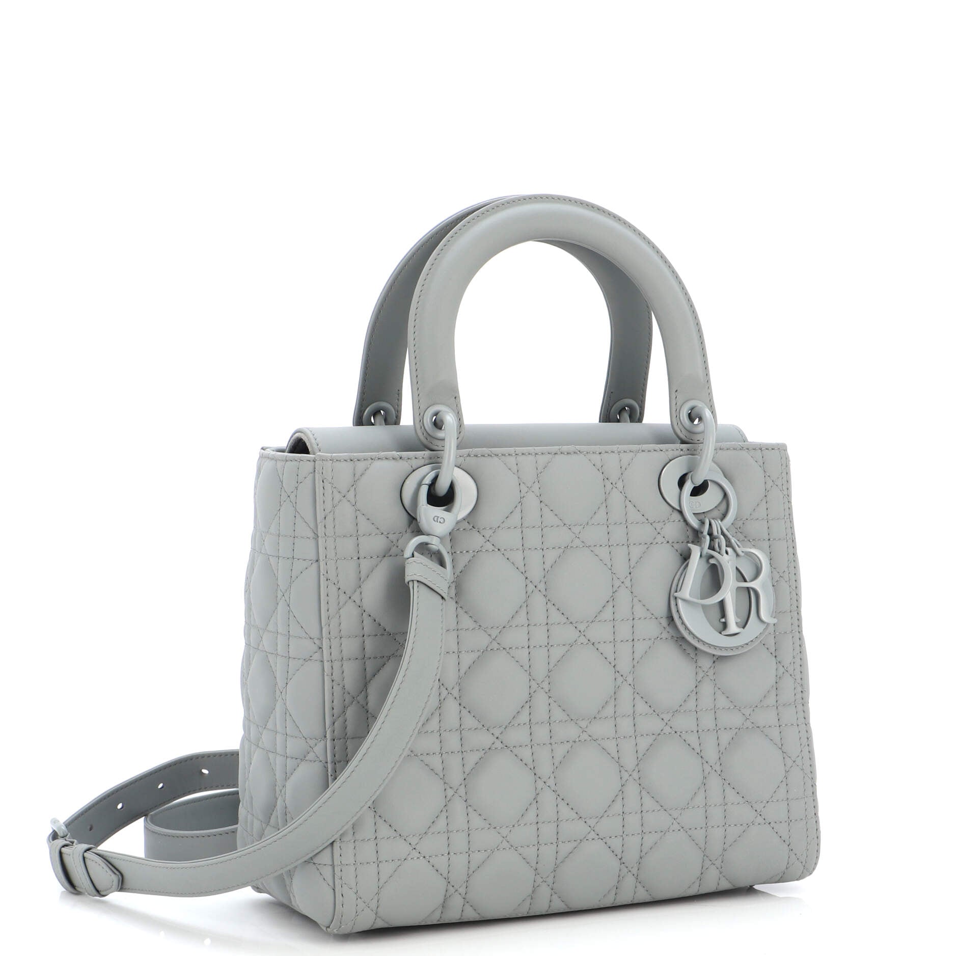 Ultra Matte Lady Dior Bag Cannage Quilt Calfskin Medium - Image 2