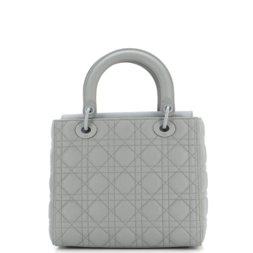 Ultra Matte Lady Dior Bag Cannage Quilt Calfskin Medium - Image 3