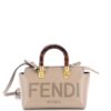 Logo By The Way Top Handle Bag Embossed Leather Mini