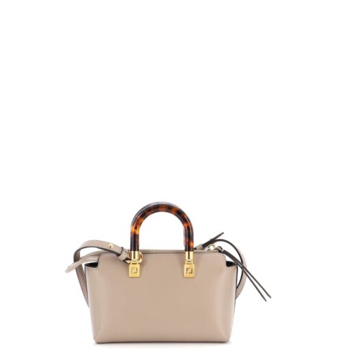 Logo By The Way Top Handle Bag Embossed Leather Mini - Image 3