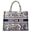 Book Tote Embroidered Canvas Medium