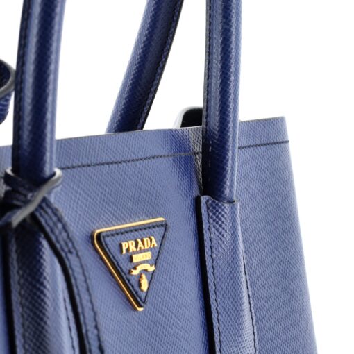 Cuir Double Tote Saffiano Leather Medium - Image 11