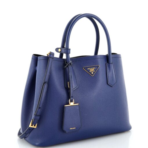 Cuir Double Tote Saffiano Leather Medium - Image 2