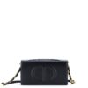 CD Signature Flap Bag Leather Mini