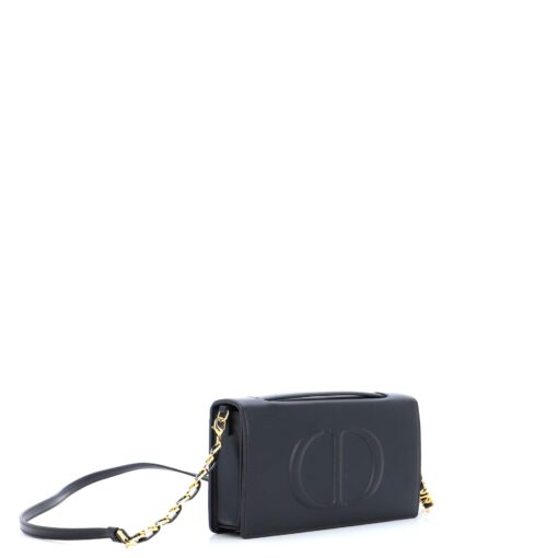 CD Signature Flap Bag Leather Mini - Image 2