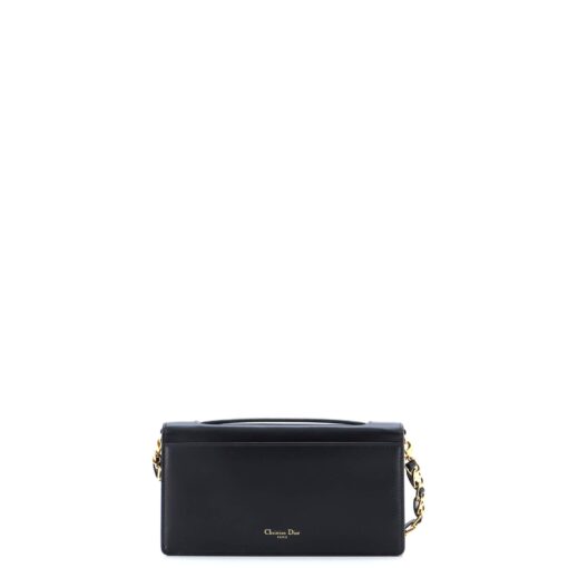 CD Signature Flap Bag Leather Mini - Image 3