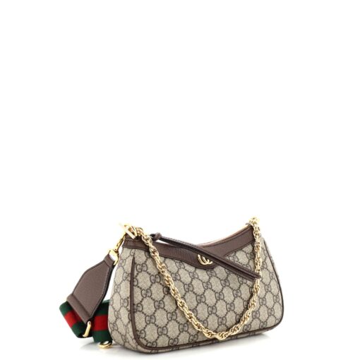 Ophidia Zip Pochette Shoulder Bag GG Coated Canvas Small - Image 2