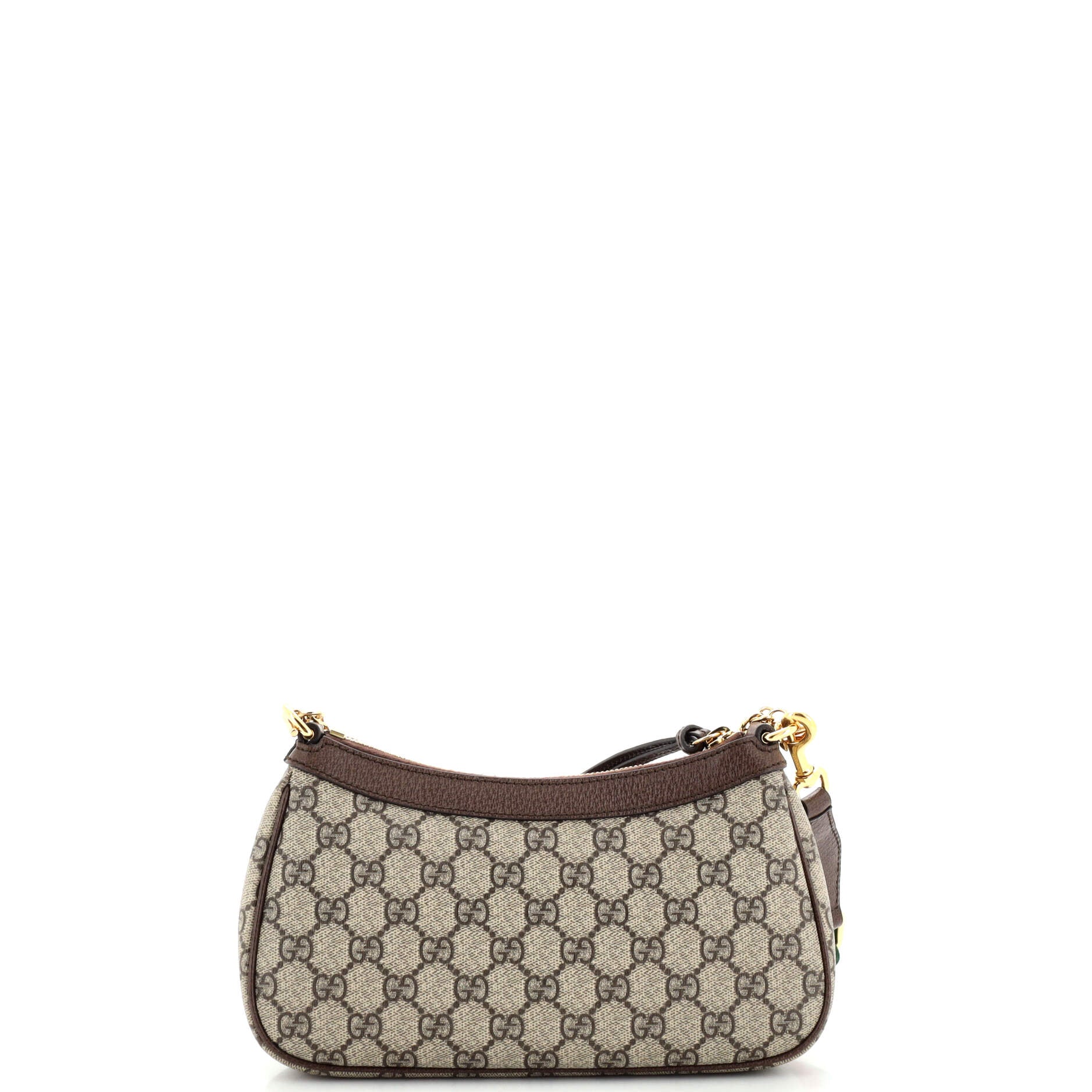 Ophidia Zip Pochette Shoulder Bag GG Coated Canvas Small - Image 3