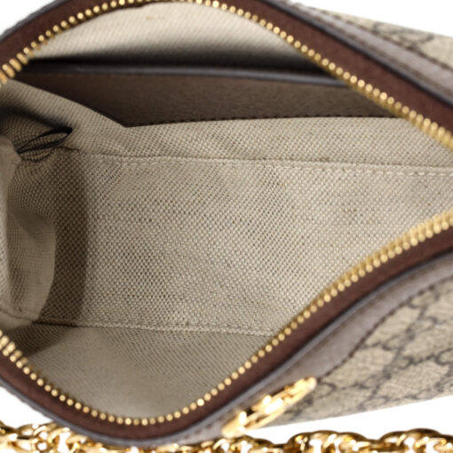 Ophidia Zip Pochette Shoulder Bag GG Coated Canvas Small - Image 5
