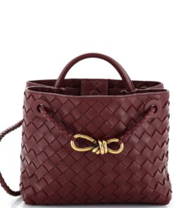Andiamo Top Handle Bag Intrecciato Nappa Small
