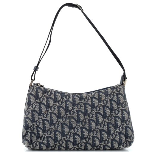Vintage Trotter Pochette Shoulder Bag Diorissimo Canvas Small