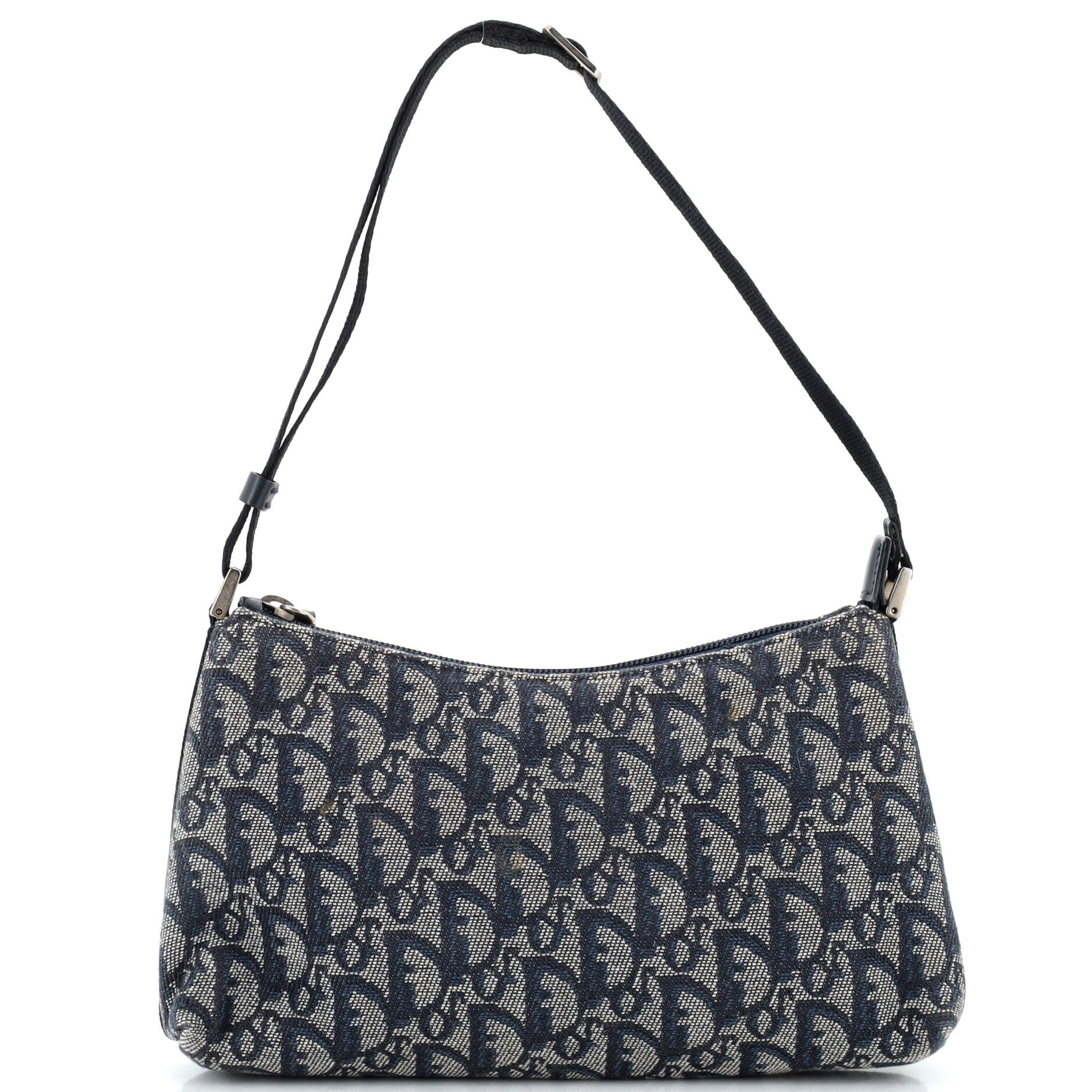 Vintage Trotter Pochette Shoulder Bag Diorissimo Canvas Small