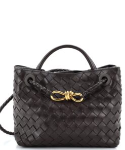 Andiamo Top Handle Bag Intrecciato Nappa Small