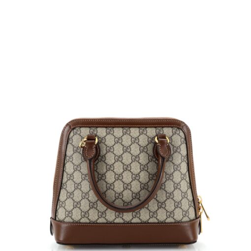 Horsebit 1955 Top Handle Bag GG Coated Canvas Small - Image 3
