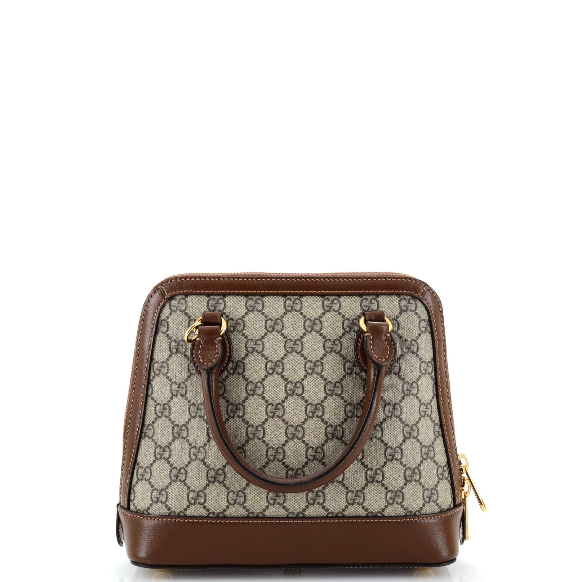 Horsebit 1955 Top Handle Bag GG Coated Canvas Small - Image 3