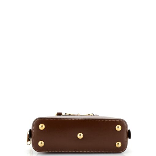 Horsebit 1955 Top Handle Bag GG Coated Canvas Small - Image 4