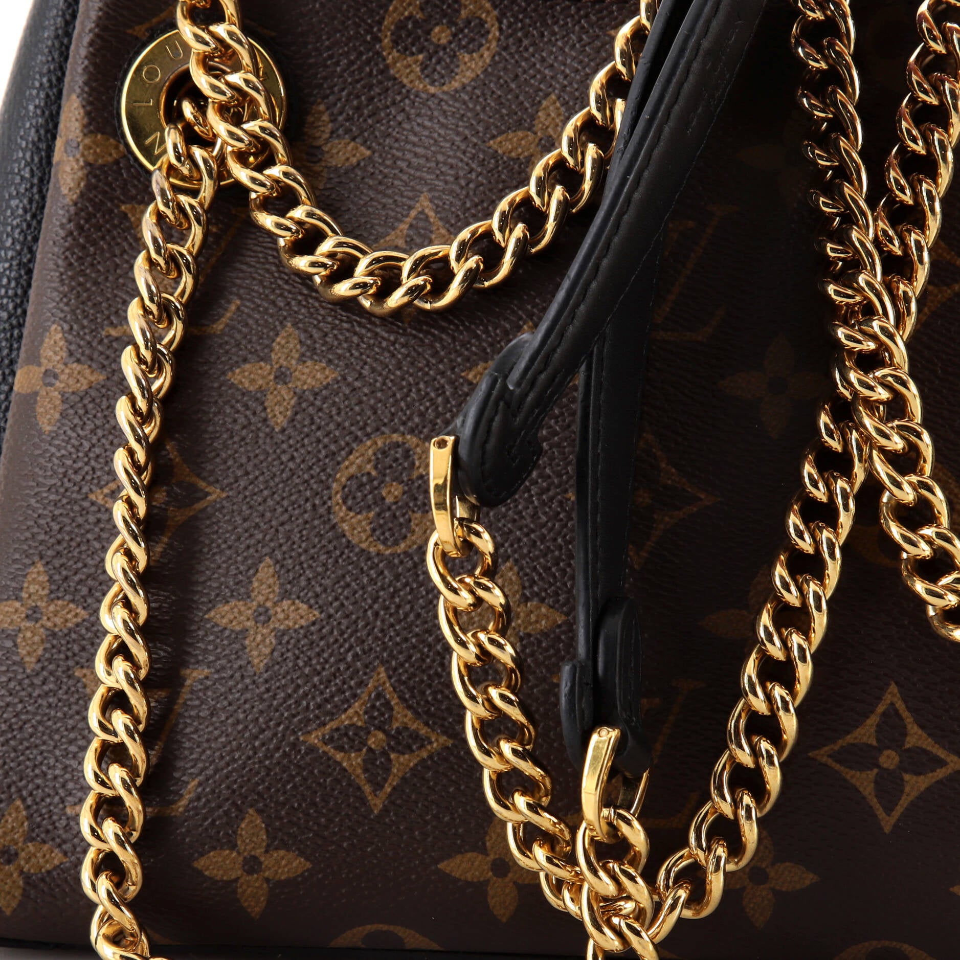 Surene Handbag Monogram Canvas with Leather BB - Image 7