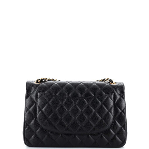 Classic Double Flap Bag Quilted Caviar Jumbo - Image 4