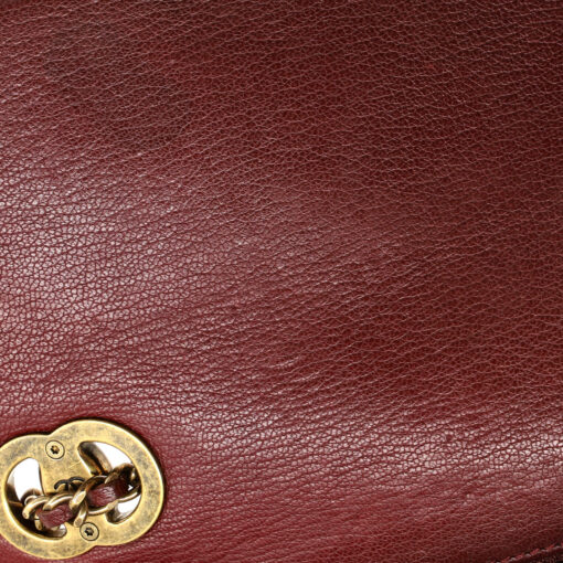 CC Eyelet Flap Bag Quilted Patent Small - Image 7