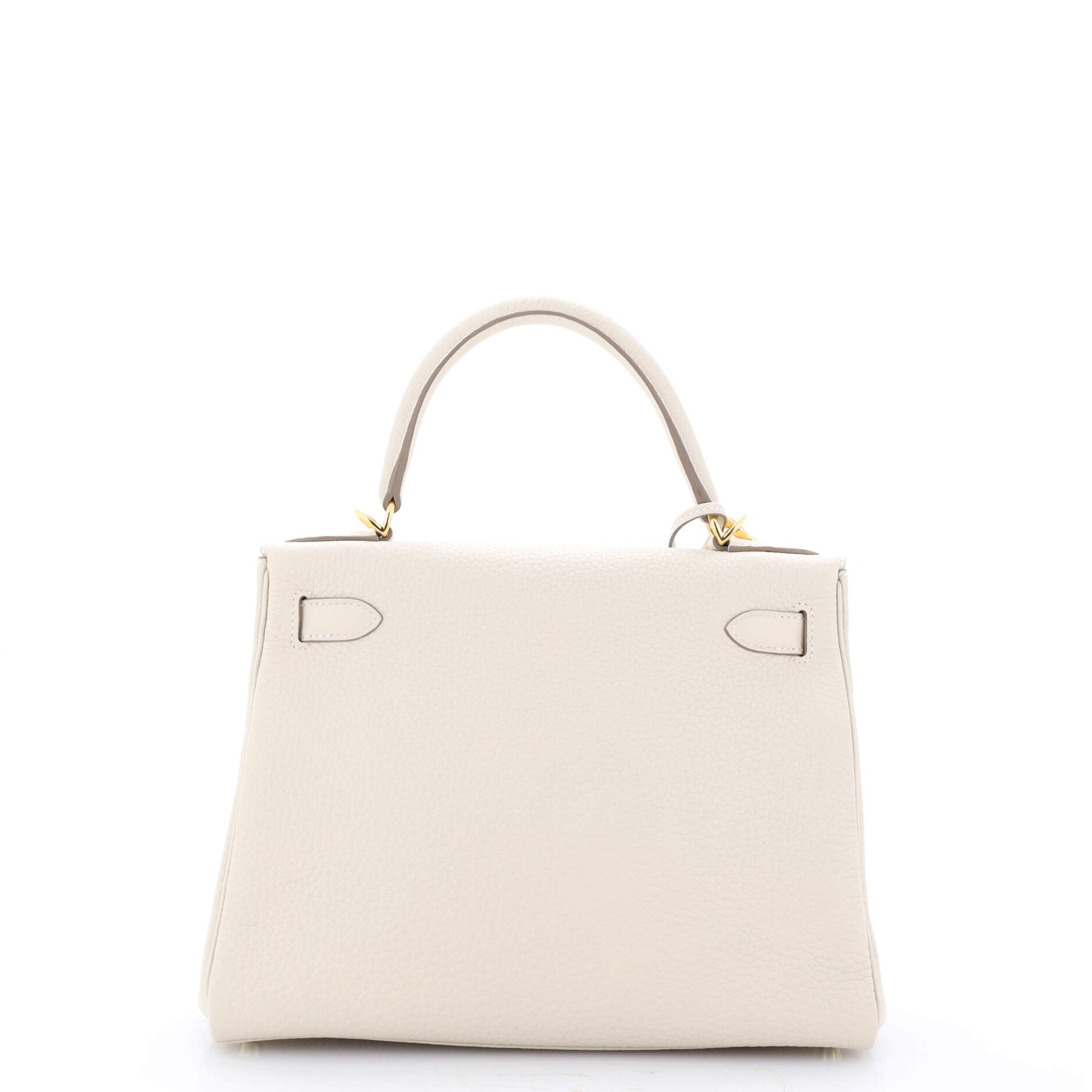 Kelly Handbag Light Togo with Gold Hardware 28 - Image 4