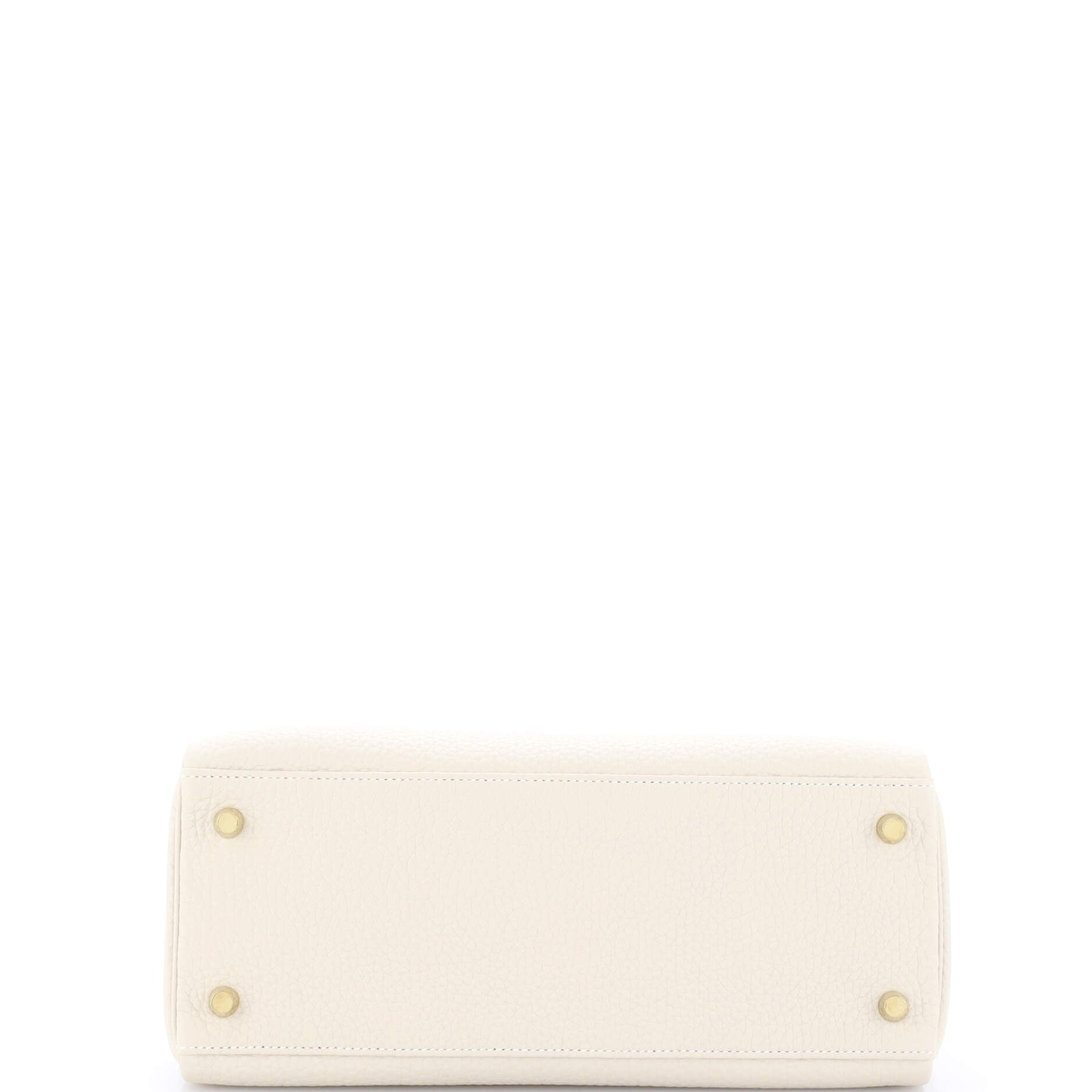 Kelly Handbag Light Togo with Gold Hardware 28 - Image 5
