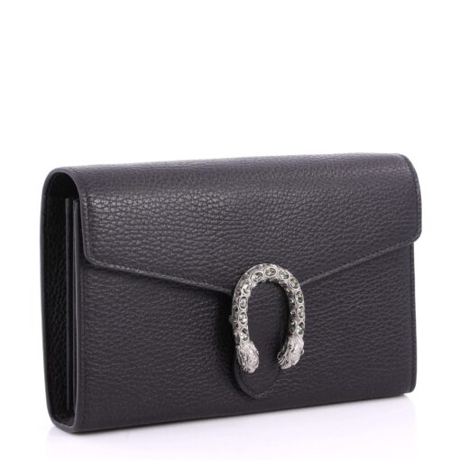 Dionysus Chain Wallet Leather with Embellished Detail Small - Image 3