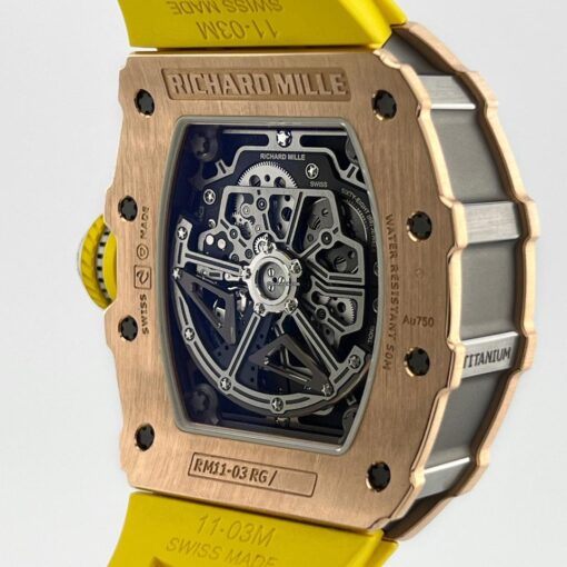 Richard Mille RM 11-03 Automatic Flyback Chronograph Rose Gold Titanium (2020) - Image 9