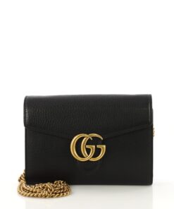 GG Marmont Chain Wallet Leather Mini