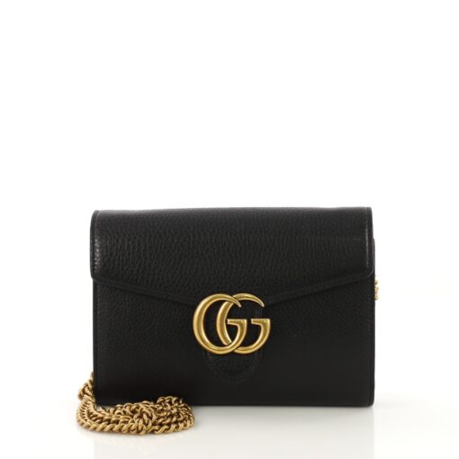 GG Marmont Chain Wallet Leather Mini