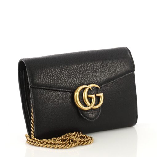 GG Marmont Chain Wallet Leather Mini - Image 3