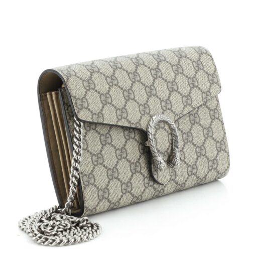 Dionysus Chain Wallet GG Coated Canvas Small - Image 3