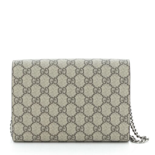 Dionysus Chain Wallet GG Coated Canvas Small - Image 4
