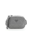 Spectrum Zip Shoulder Bag Quilted Leather Small