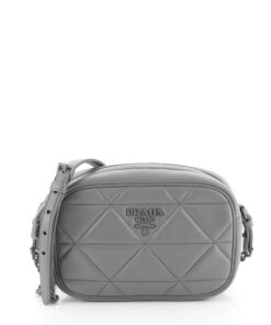 Spectrum Zip Shoulder Bag Quilted Leather Small