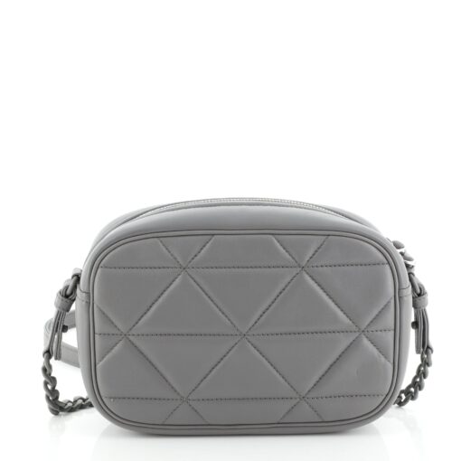 Spectrum Zip Shoulder Bag Quilted Leather Small - Image 4