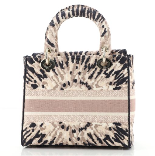 Lady D-Lite Bag Embroidered Canvas Medium - Image 4