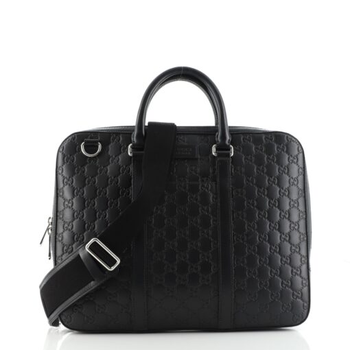 Convertible Briefcase Guccissima Leather Medium