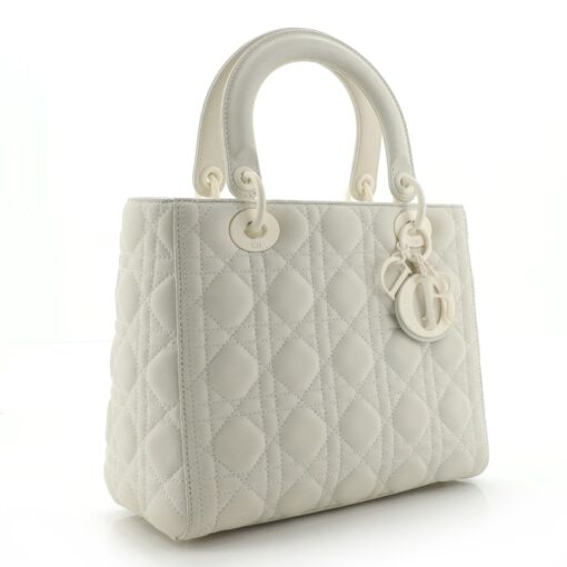 Ultra Matte Lady Dior Bag Cannage Quilt Calfskin Medium - Image 2