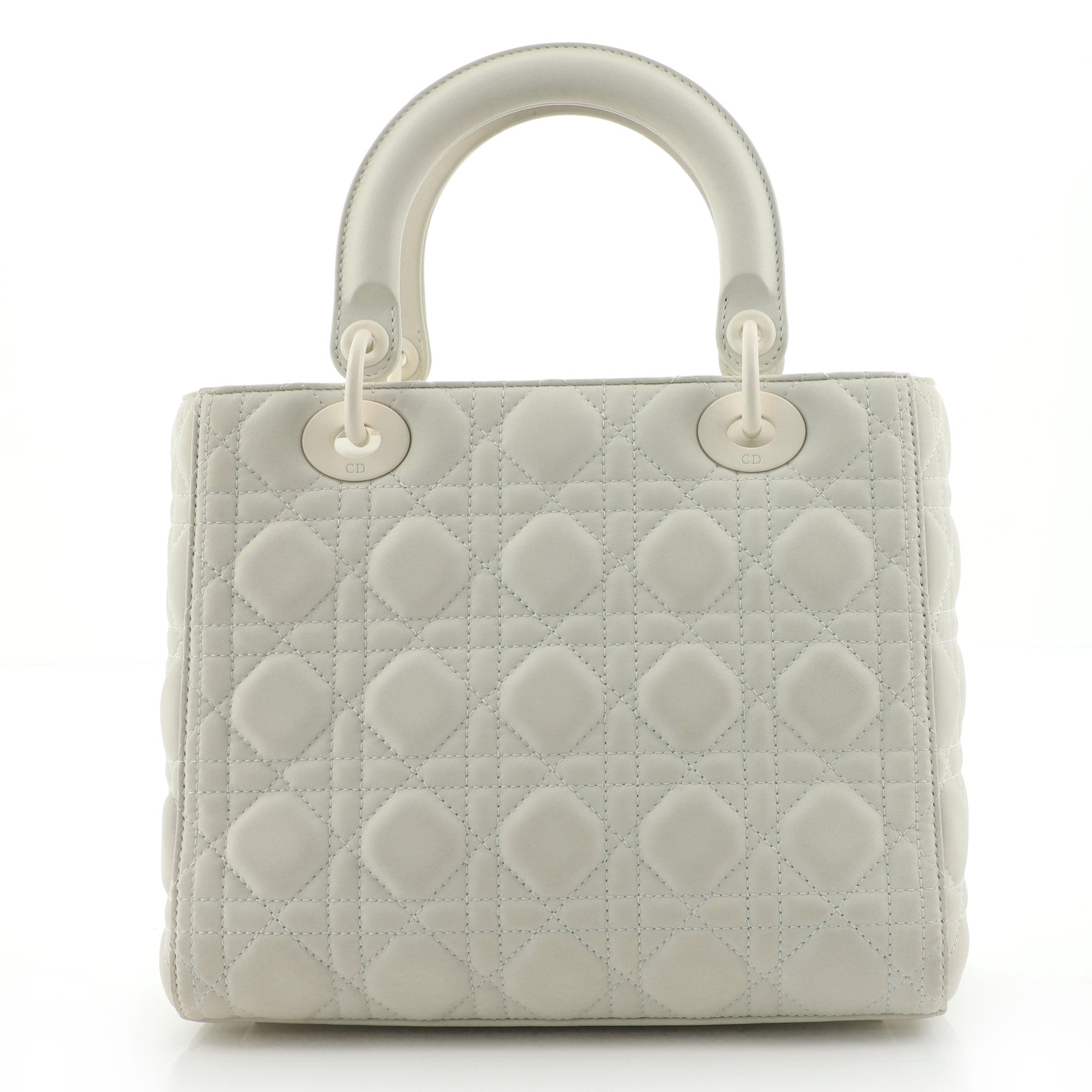 Ultra Matte Lady Dior Bag Cannage Quilt Calfskin Medium - Image 3